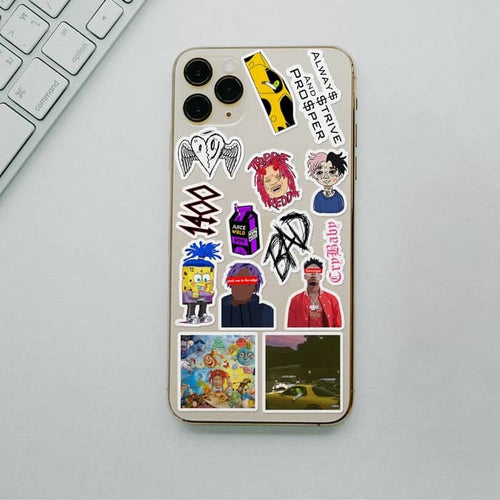 14’Lü Mini Rap Telefon Sticker
