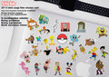 27'li Mini Çizgi Film Sticker Paketi
