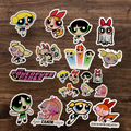 20'li Powerpuff Girls Sticker seti