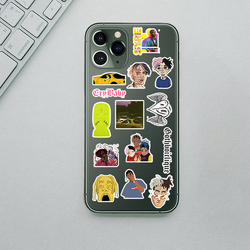 14’Lü Mini Rap Telefon Sticker seti 3