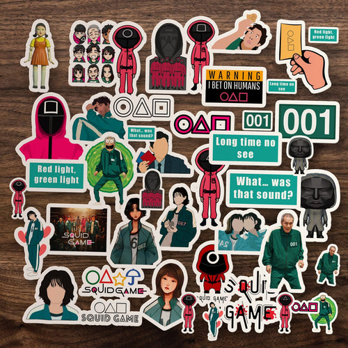 Squid Game Sticker Paketi