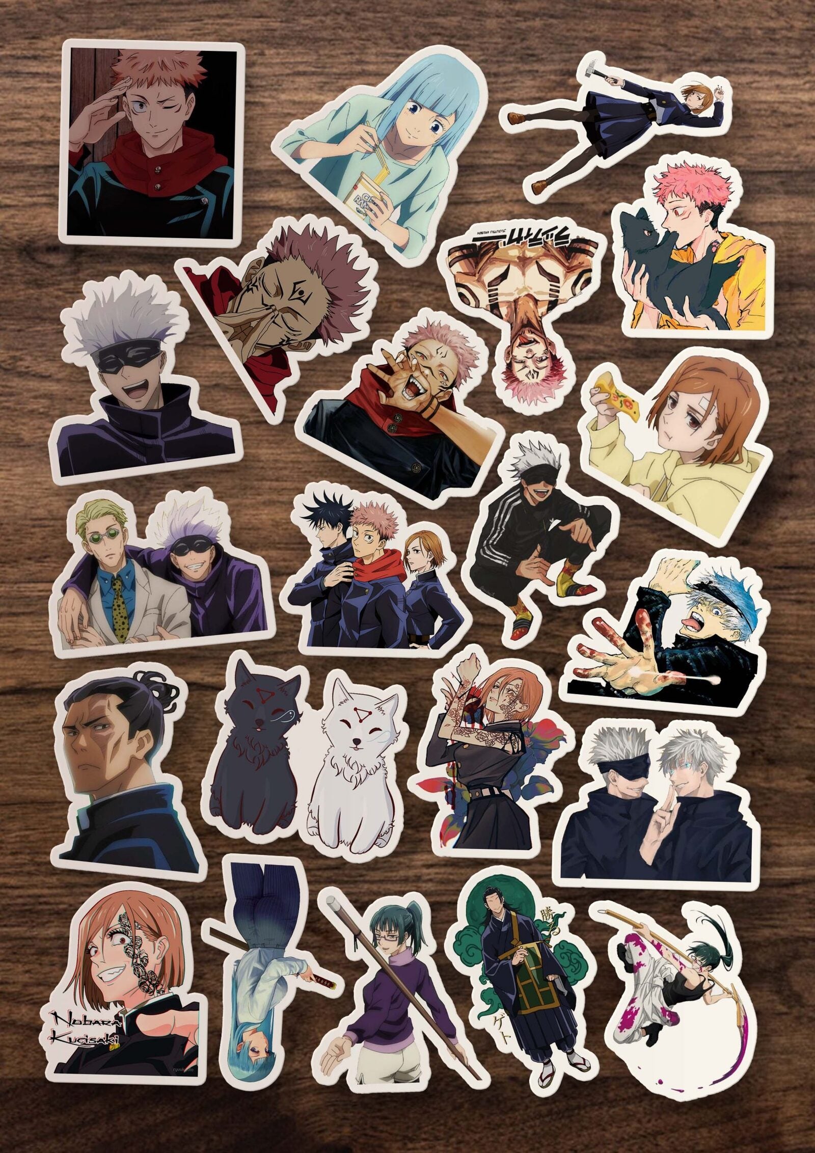 Jujutsu Kaisen Anime Sticker Paketi