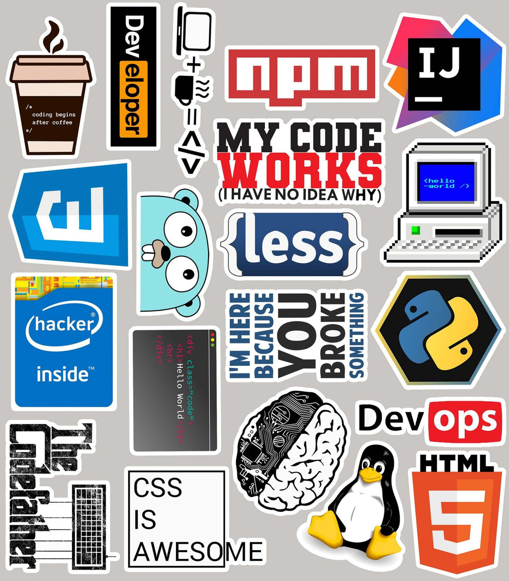 yazılımcı developer sticker