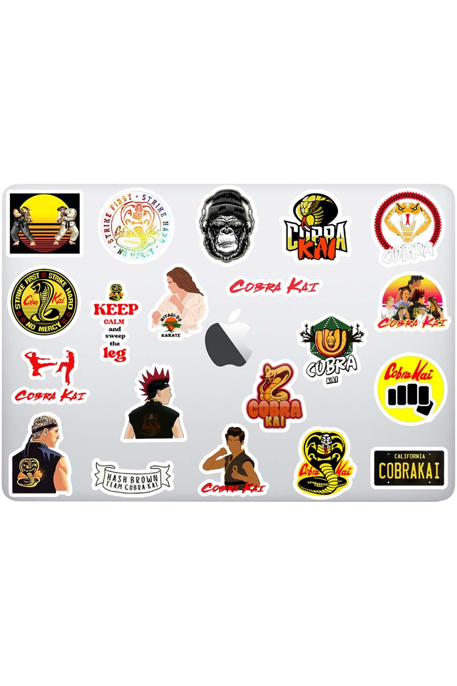 Cobra Kai laptop anime sticker