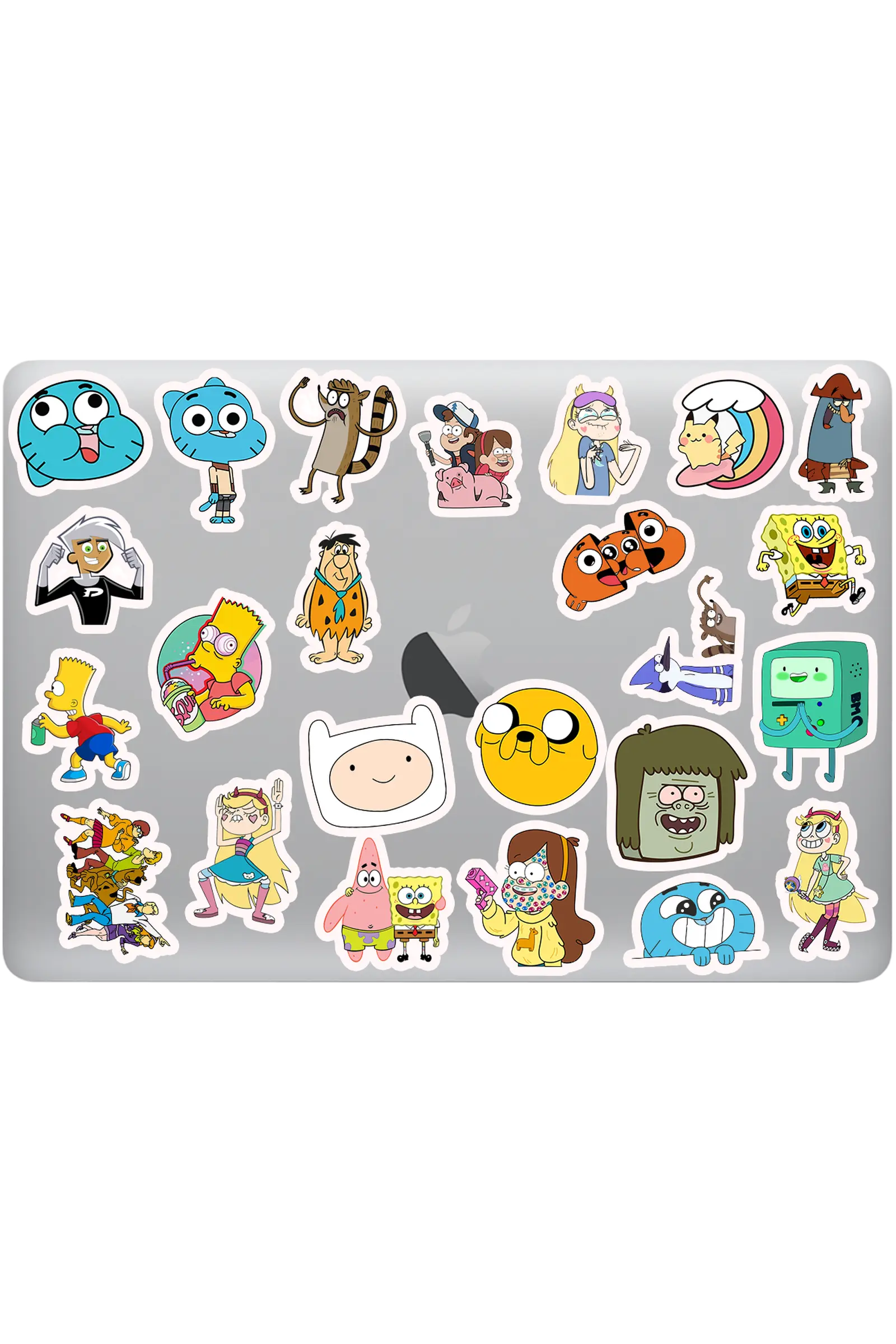 çocuklar için çizgi film sticker seti