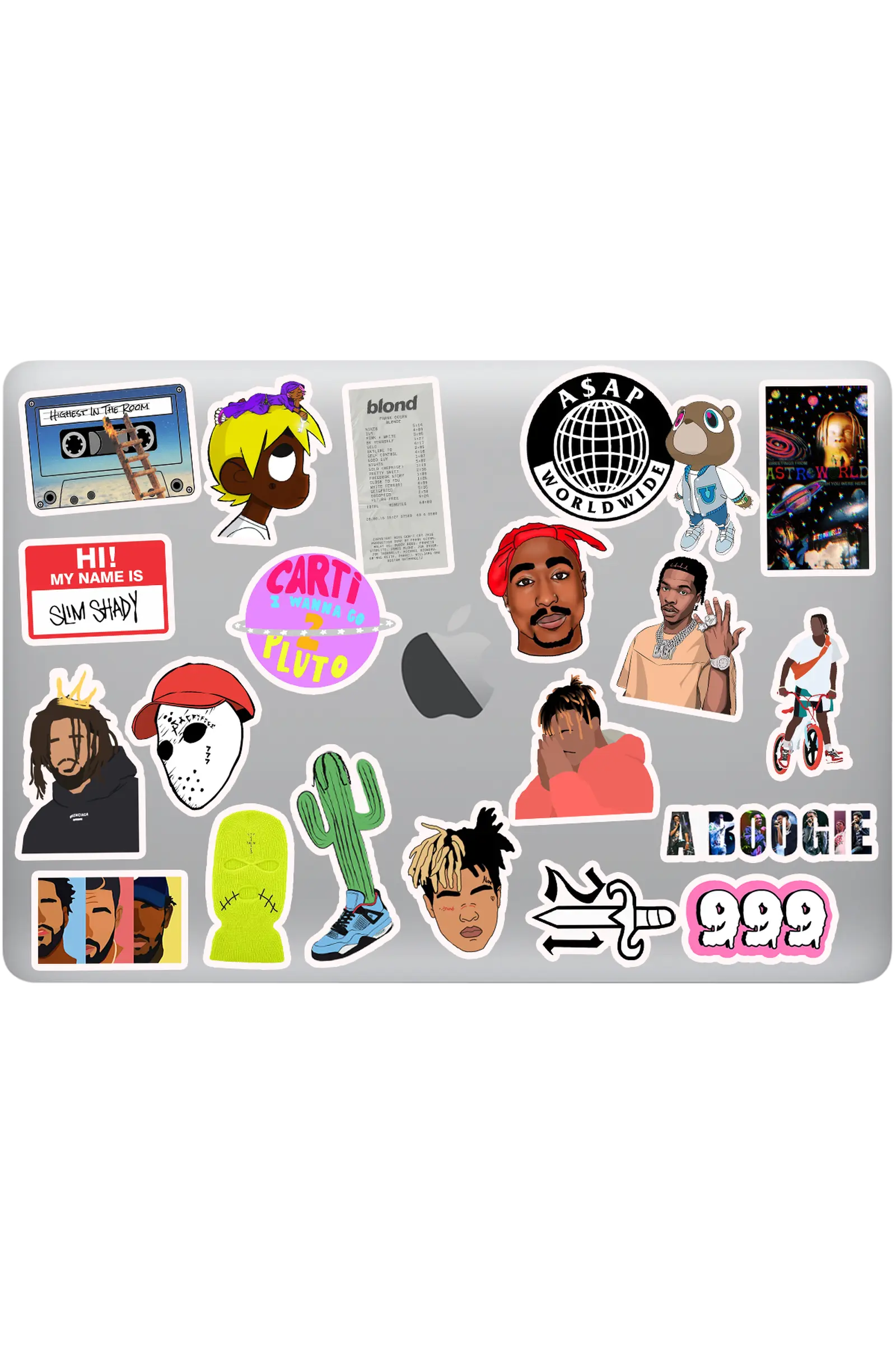 hiphop rap sticker paketi 20 'li