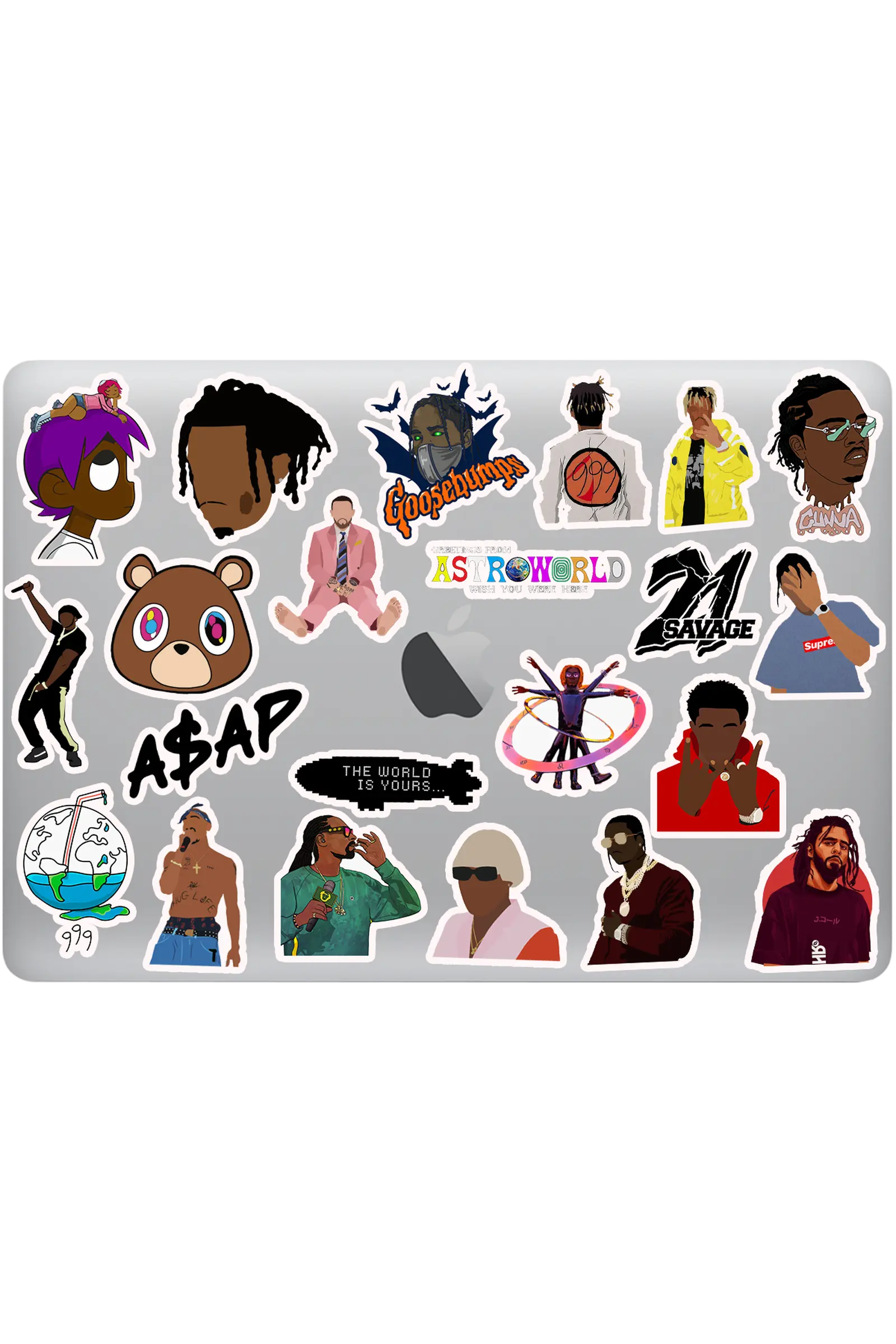 hiphop rap sticker seti 2