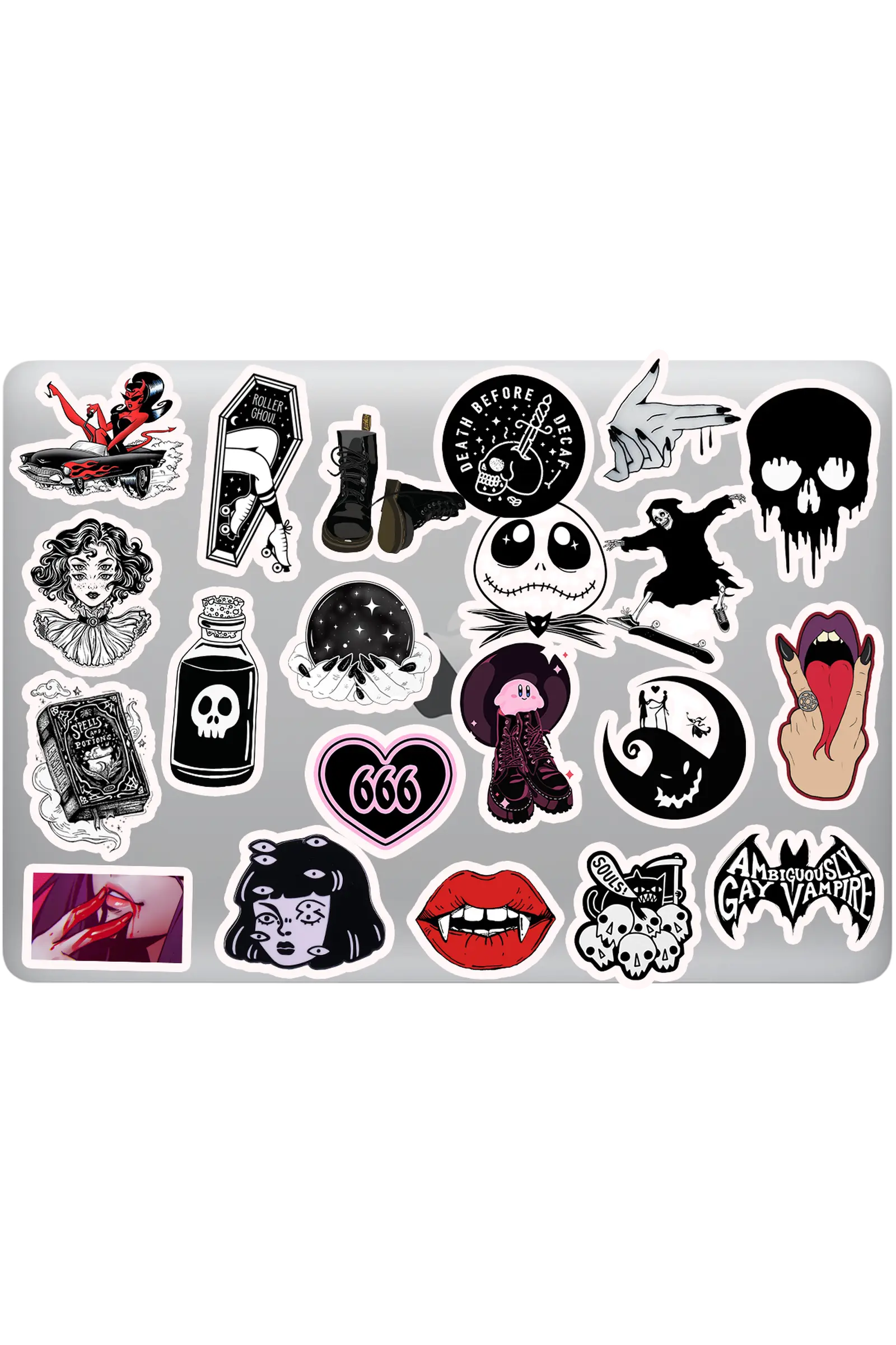 gothic goth sticker paketi