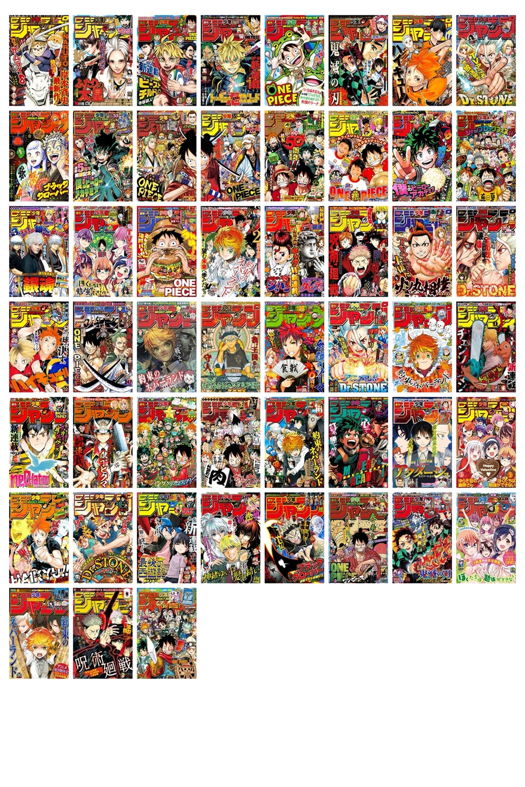 Anime magazine manga poster seti