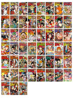 Anime magazine manga poster seti