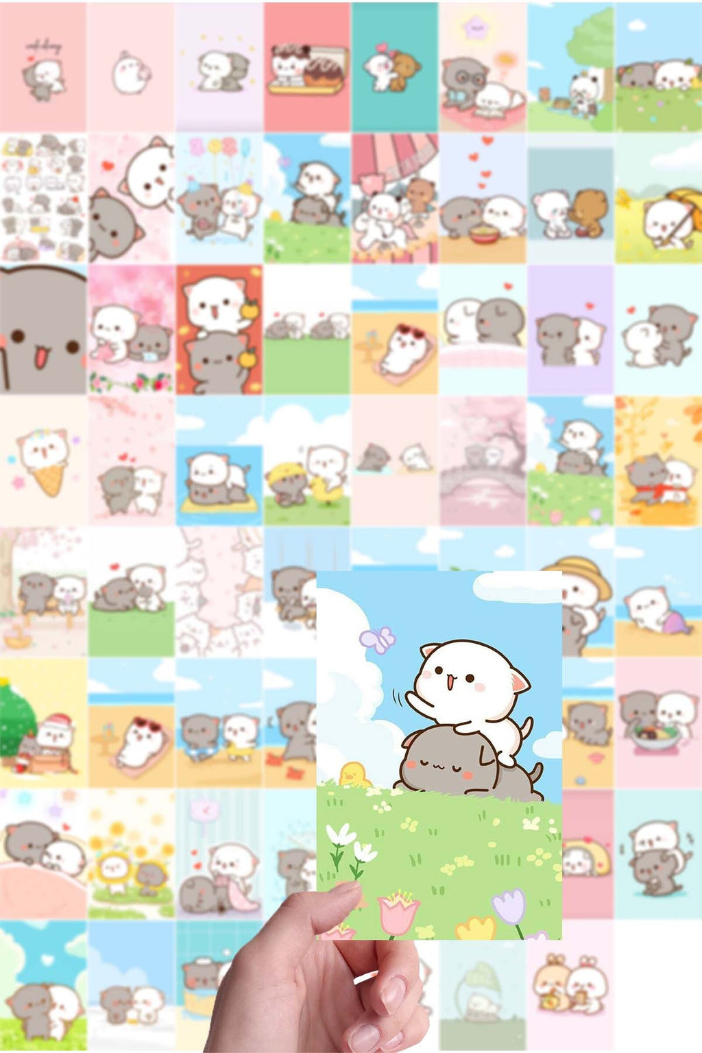 mochi cat mini poster seti