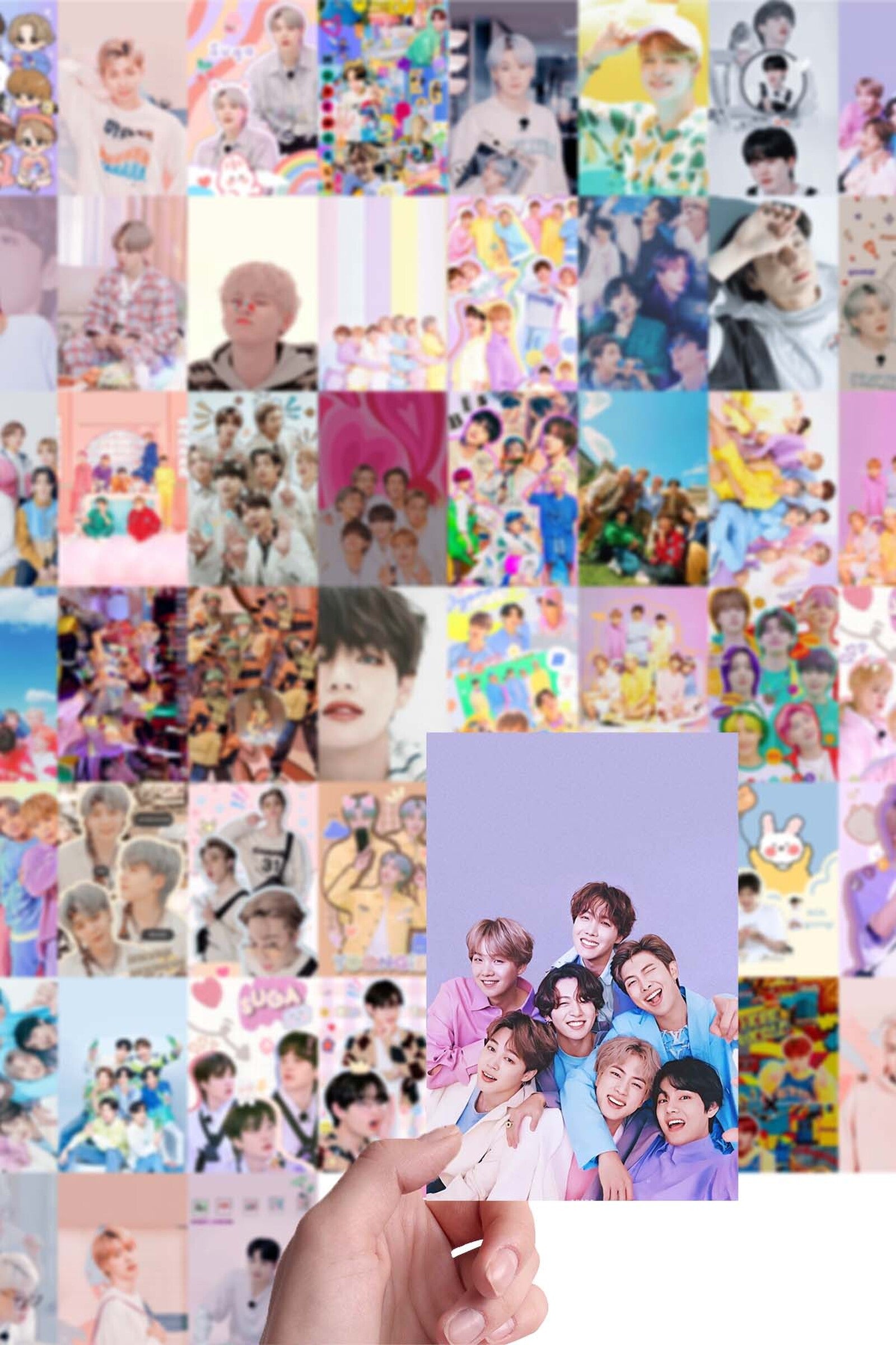 bts koreli müzik grubu poster seti