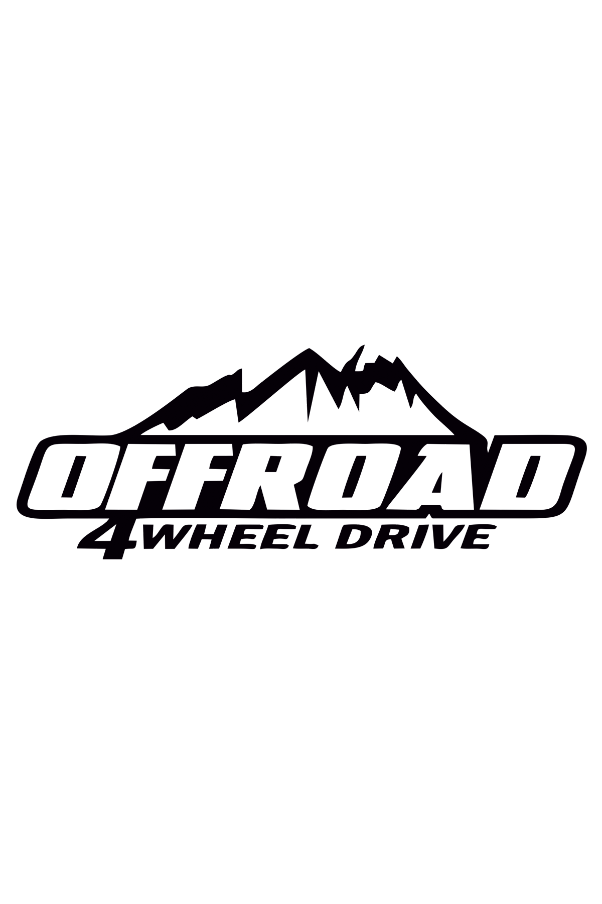 4 Çeker Off Road Sticker