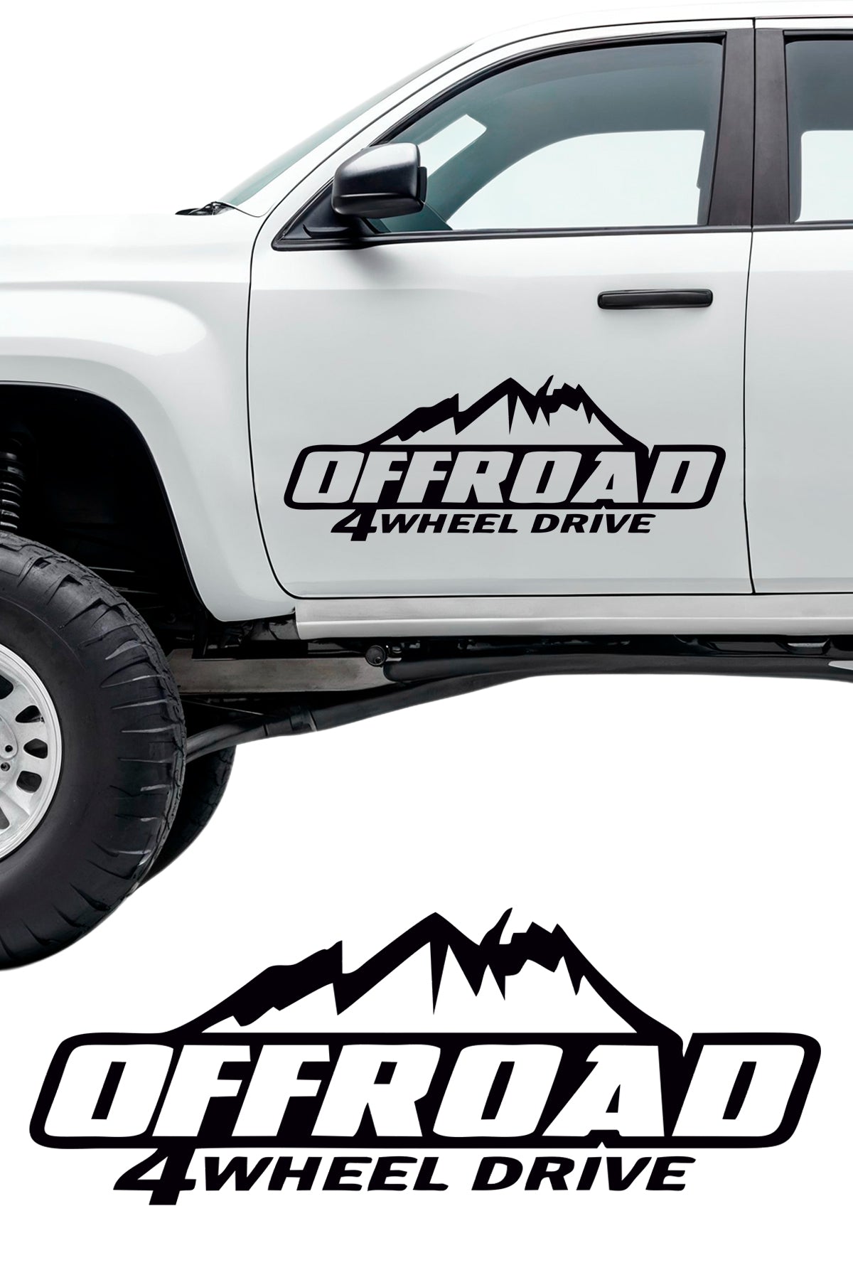 4 Çeker Off Road Sticker