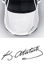 Atatürk İmzası Sticker