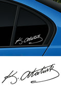 Atatürk İmzası Sticker