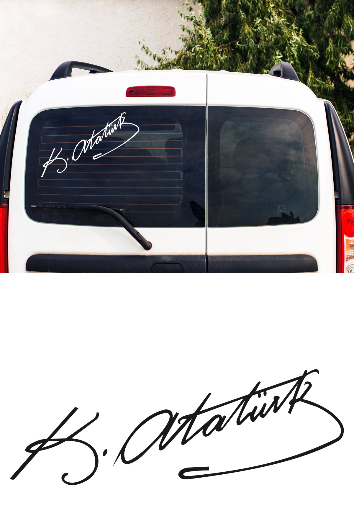 Atatürk İmzası Sticker