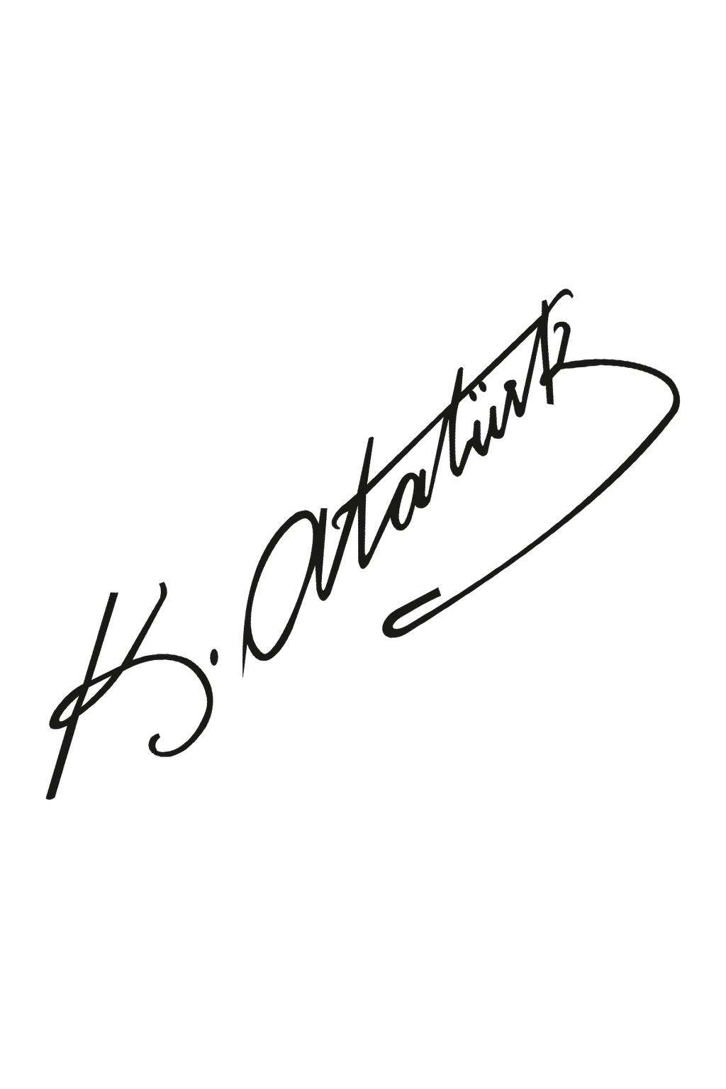 Atatürk İmzası Sticker