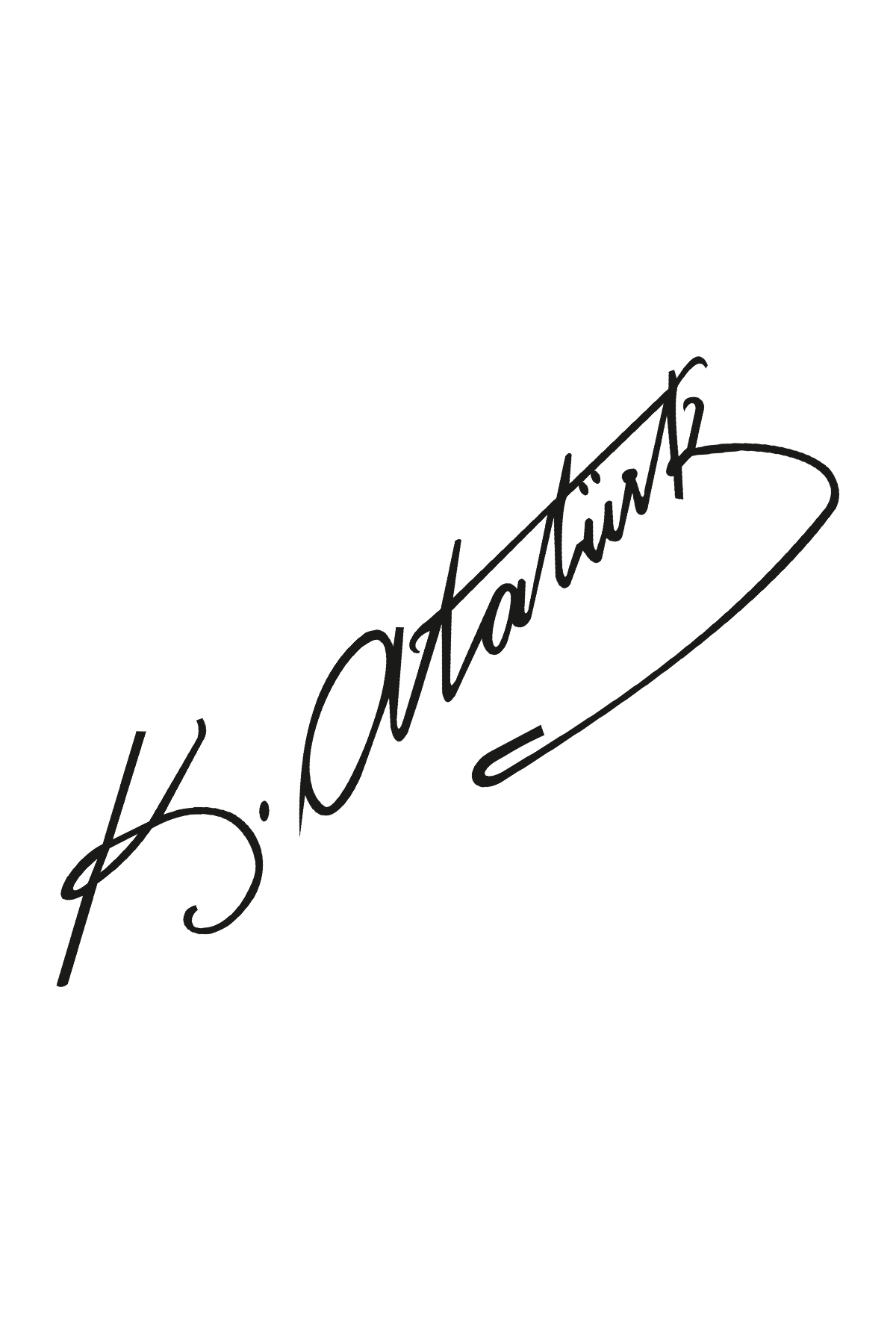 Atatürk İmzası Sticker