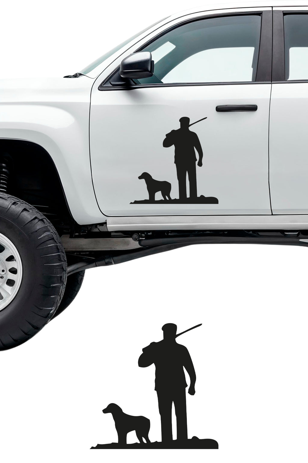 Avcı Ve Köpeği Sticker