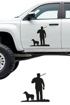 Avcı Ve Köpeği Sticker