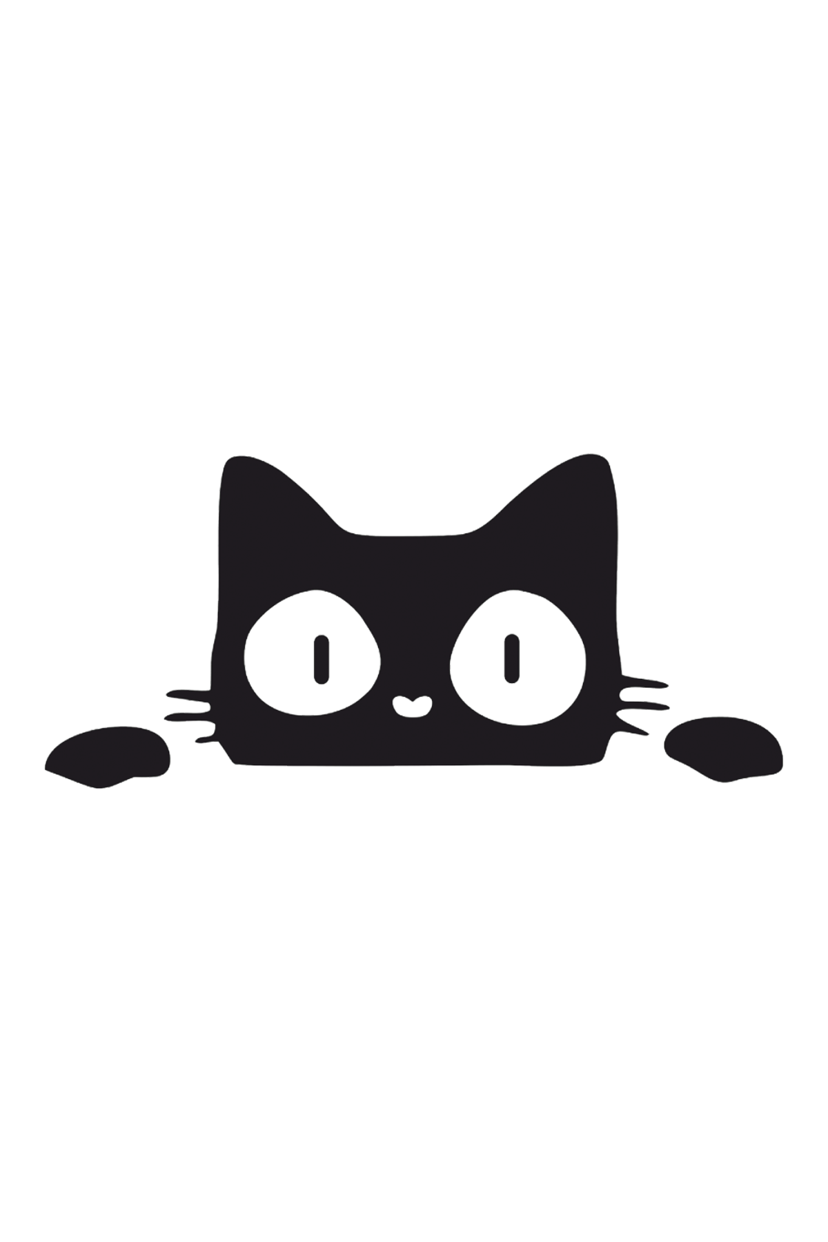 Bagajdan Bakan Kedi Sticker