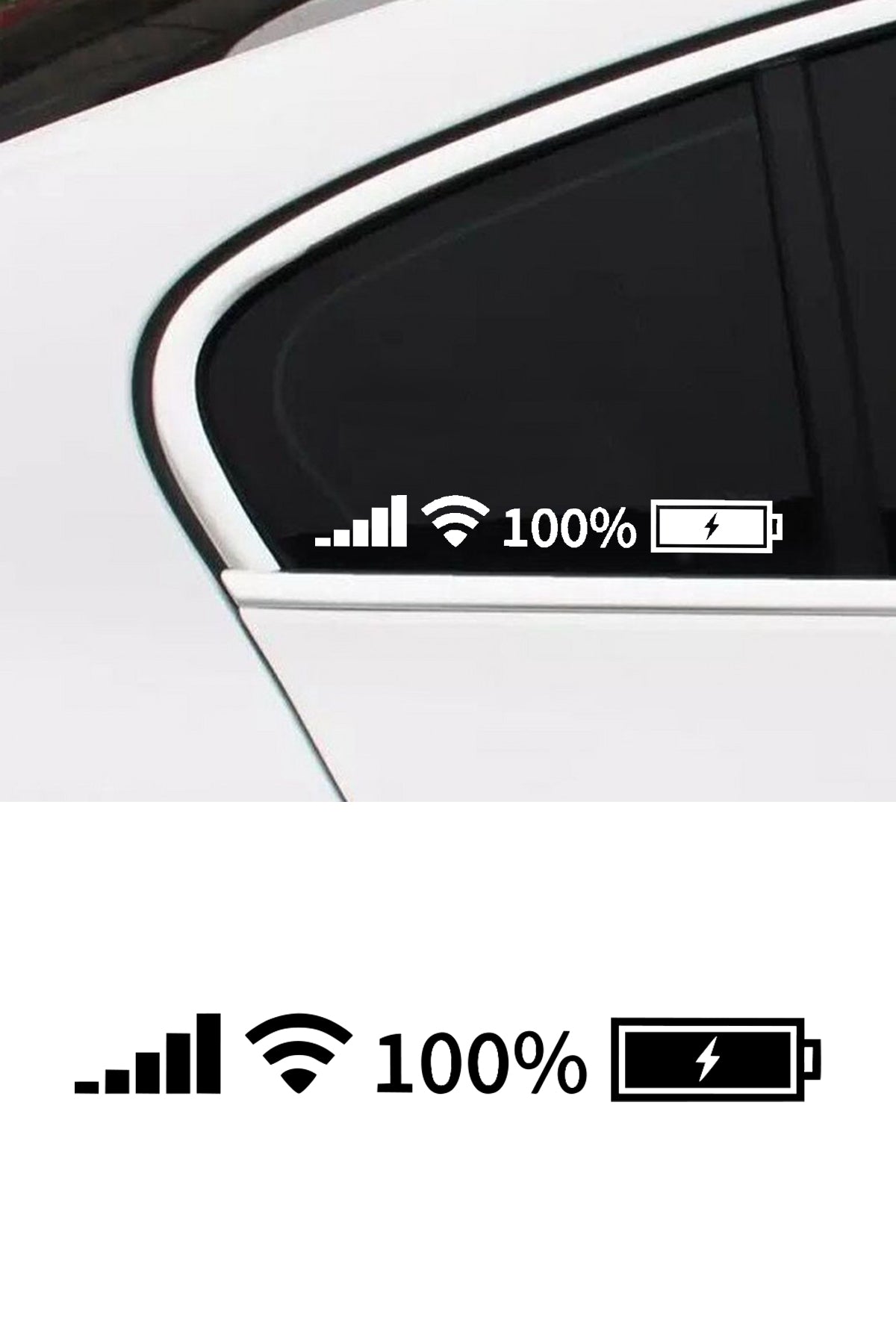 Batarya Wifi İkon Sticker