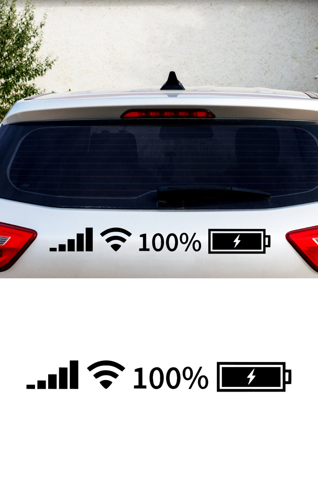 Batarya Wifi İkon Sticker