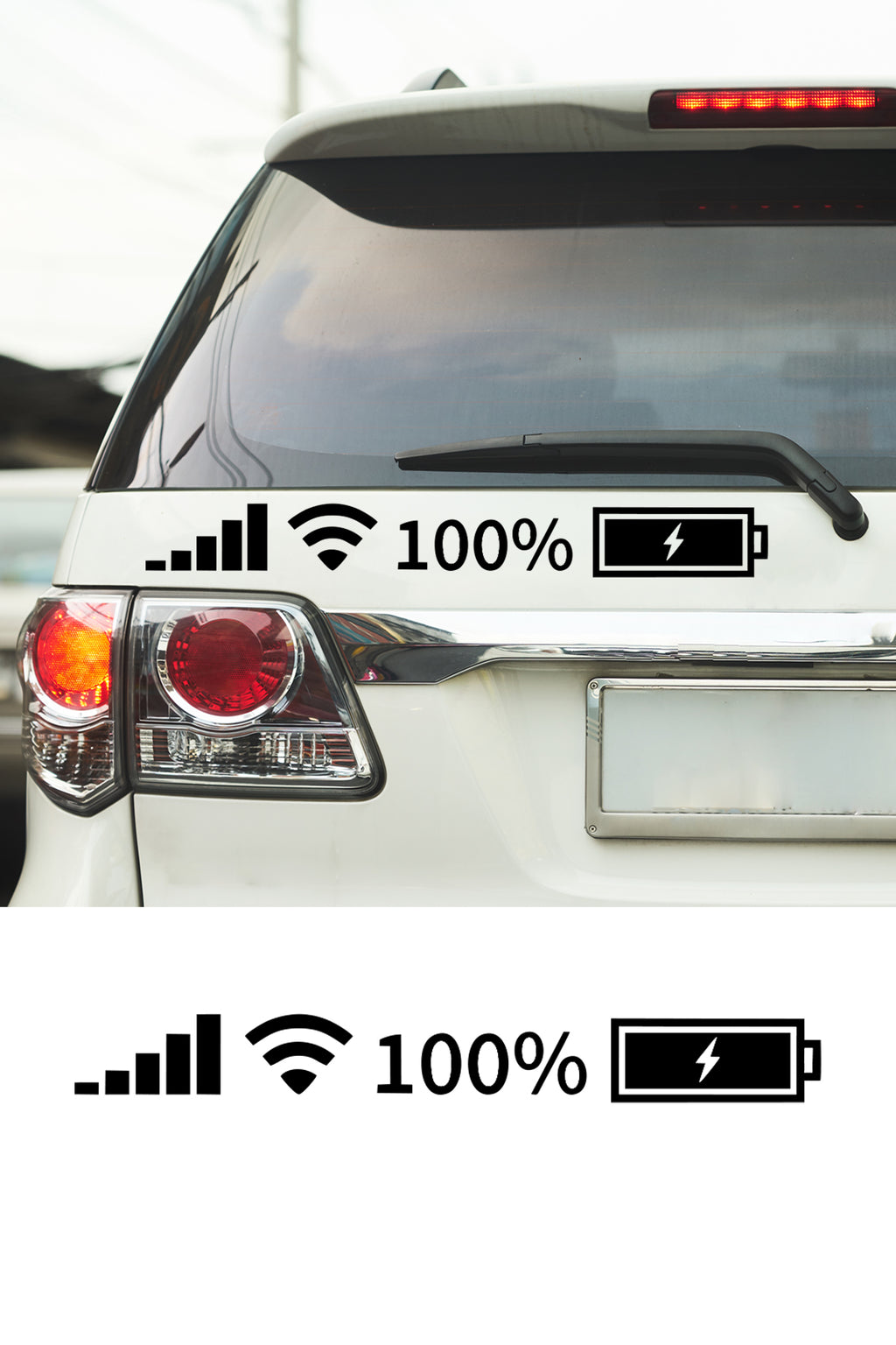 Batarya Wifi İkon Sticker