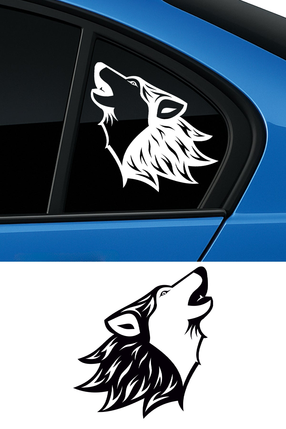 Uluyan Bozkurt Sticker Sağ Sol Takım