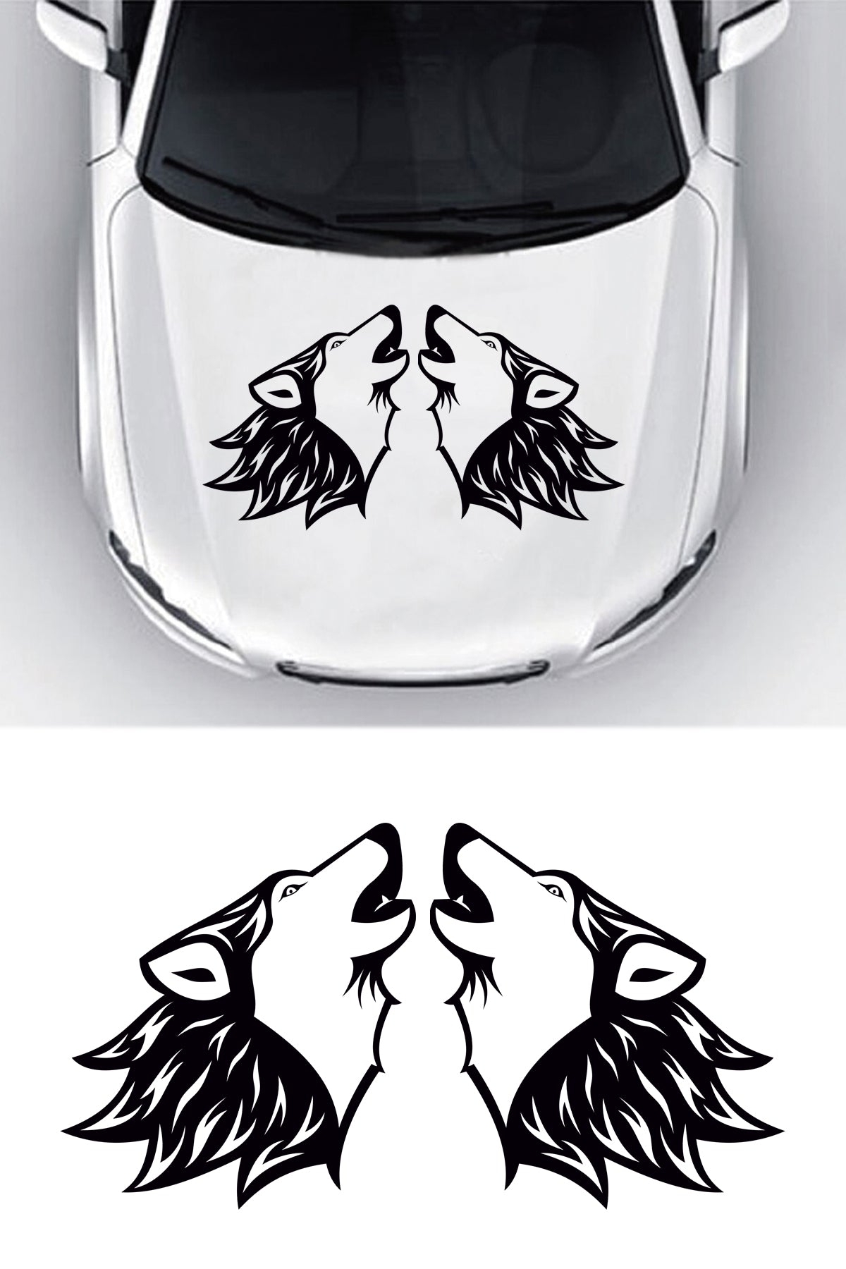 Uluyan Bozkurt Sticker Sağ Sol Takım