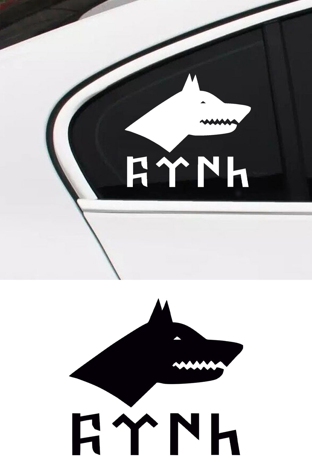 Bozkurt Ve Göktürkçe Türk Sticker