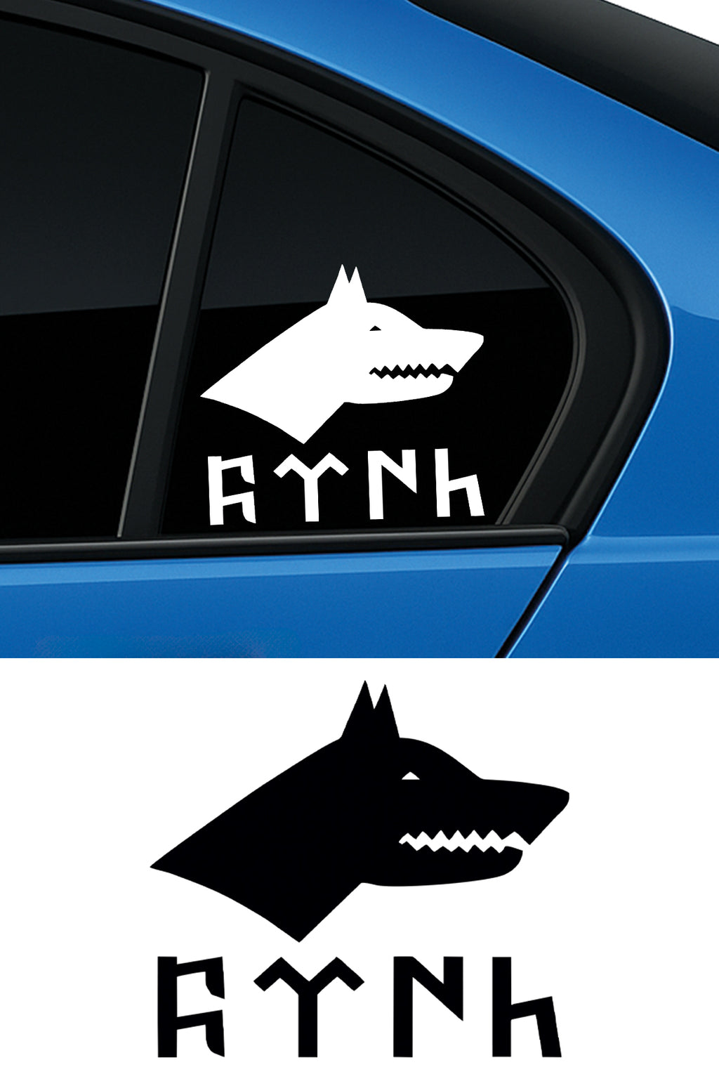Bozkurt Ve Göktürkçe Türk Sticker
