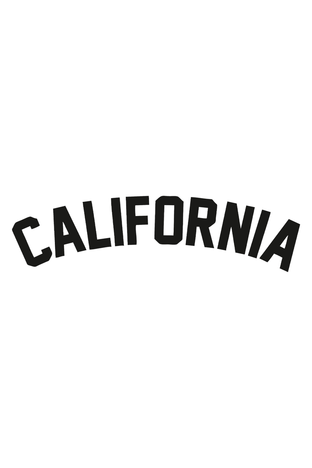 California Yazı Sticker