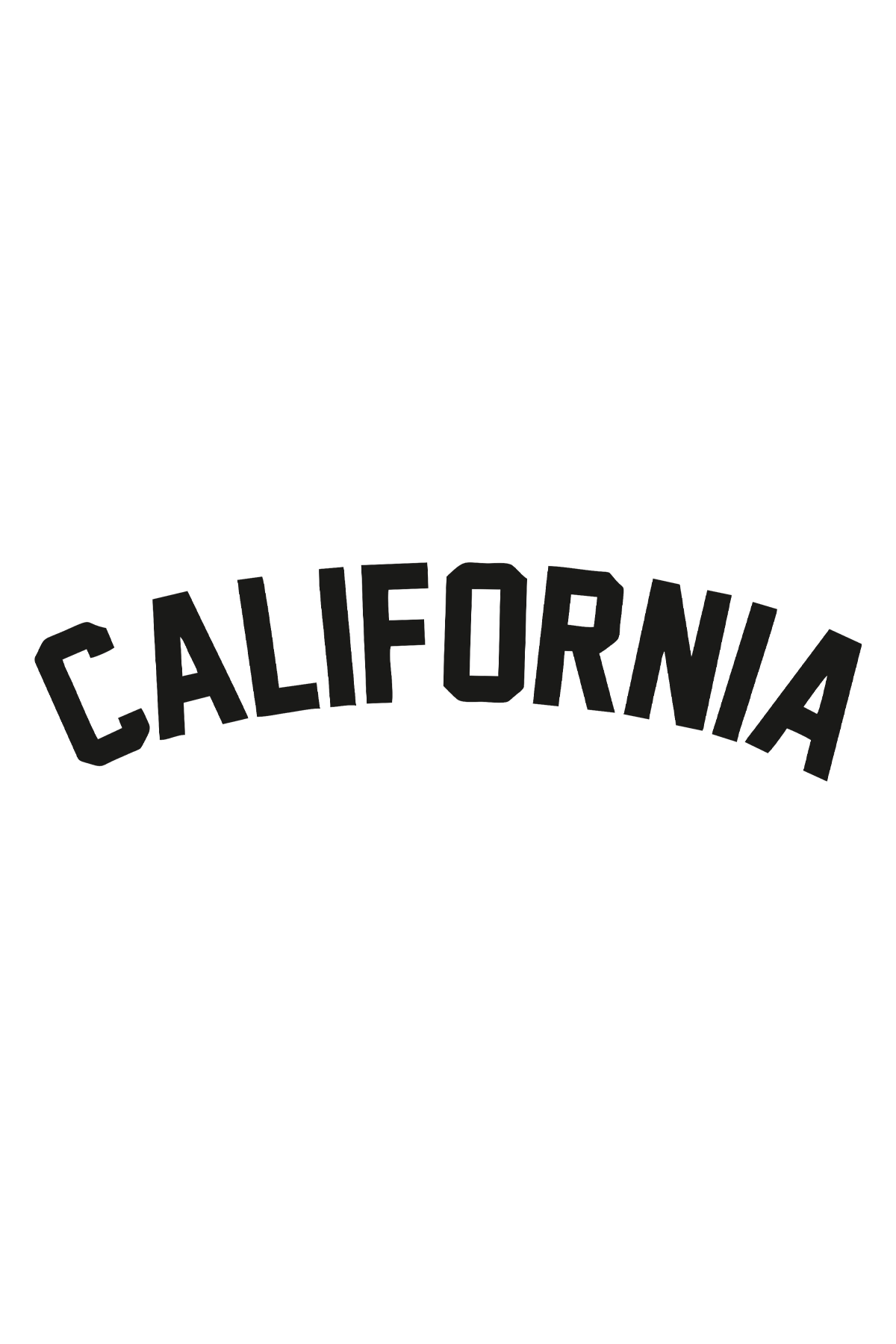 California Yazı Sticker