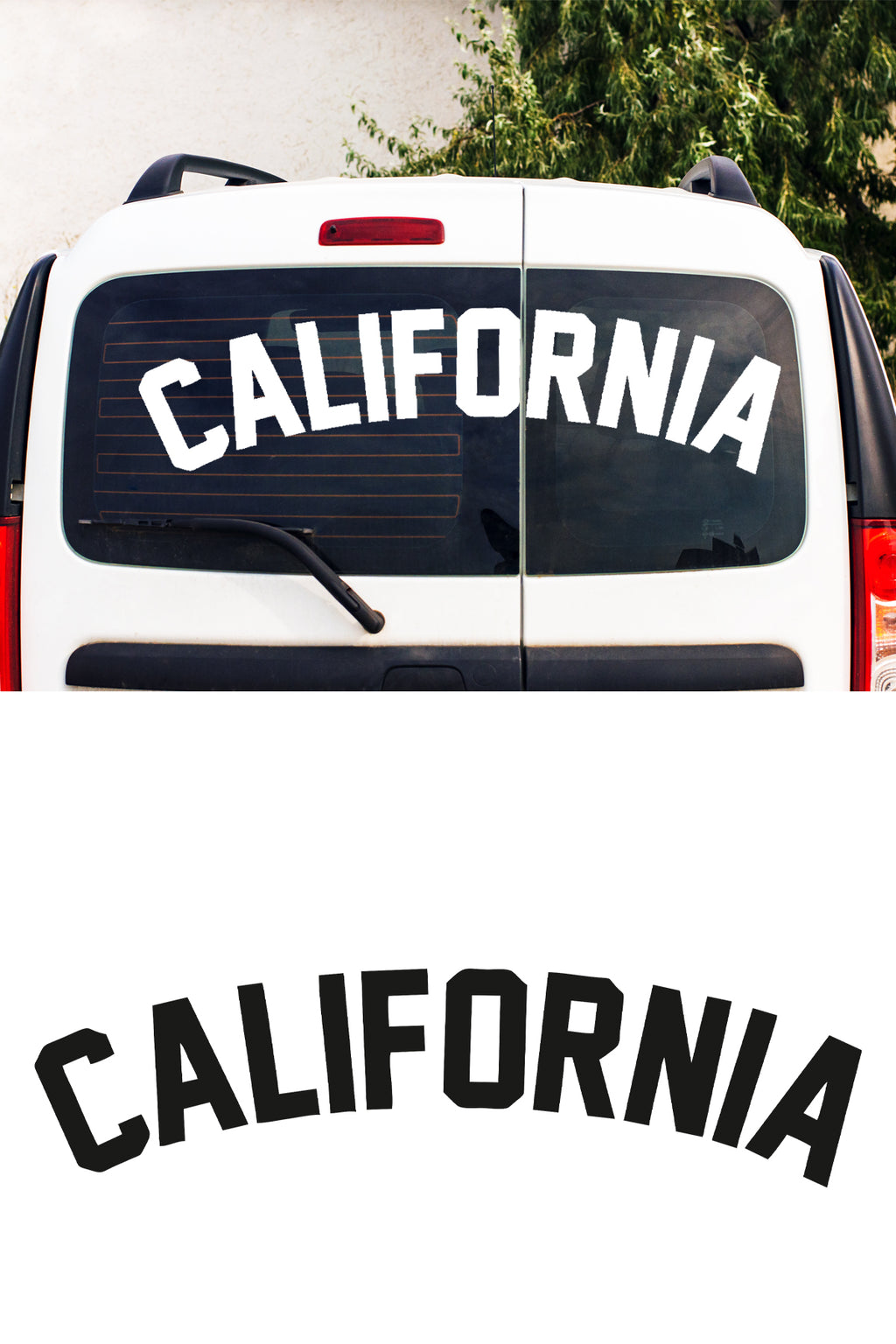 California Yazı Sticker