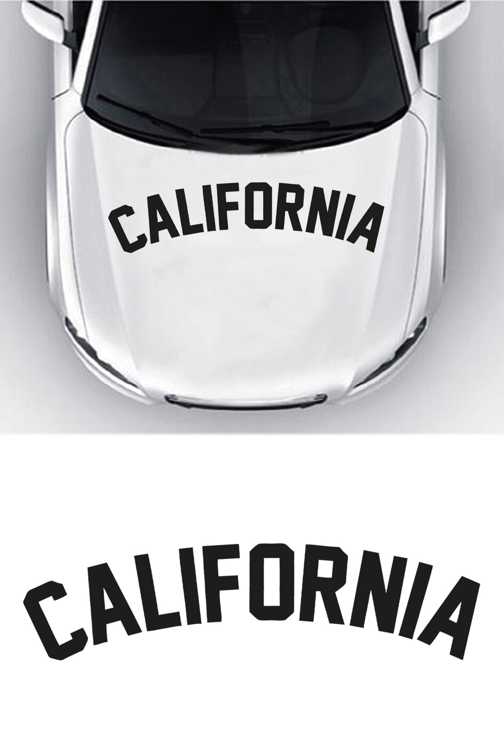 California Yazı Sticker