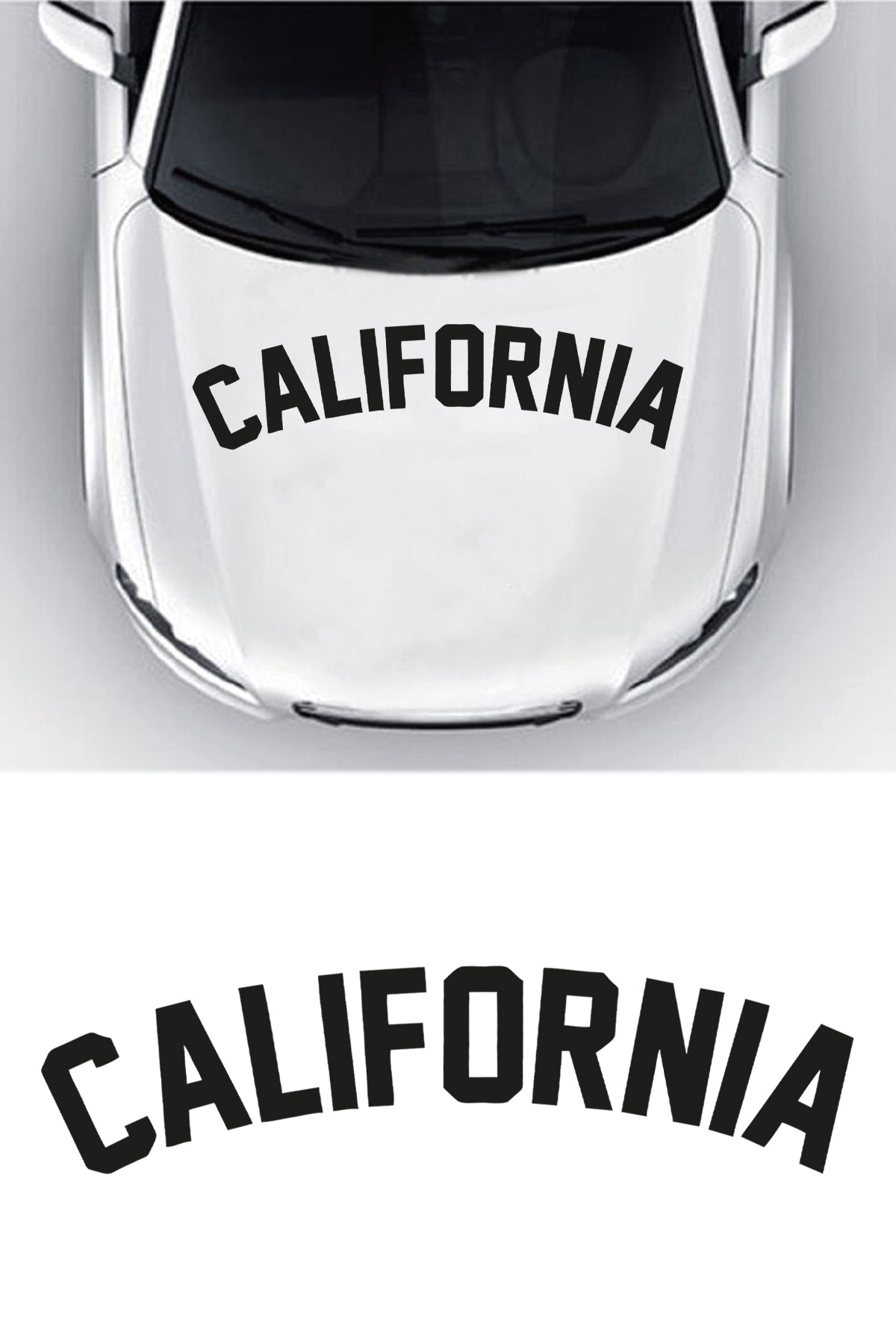California Yazı Sticker