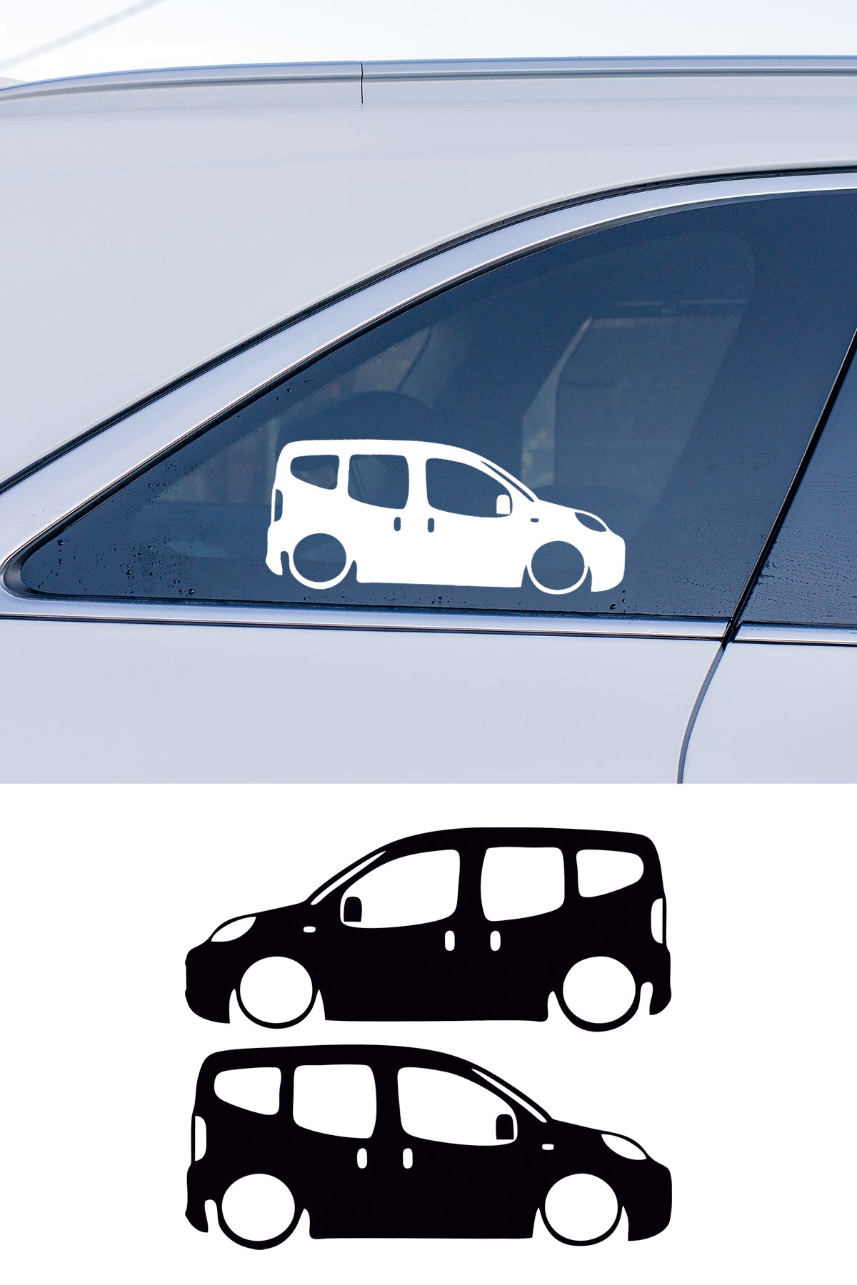 Doblo Fiorino Nemo Basık Oto Sticker Sağ Sol Takım