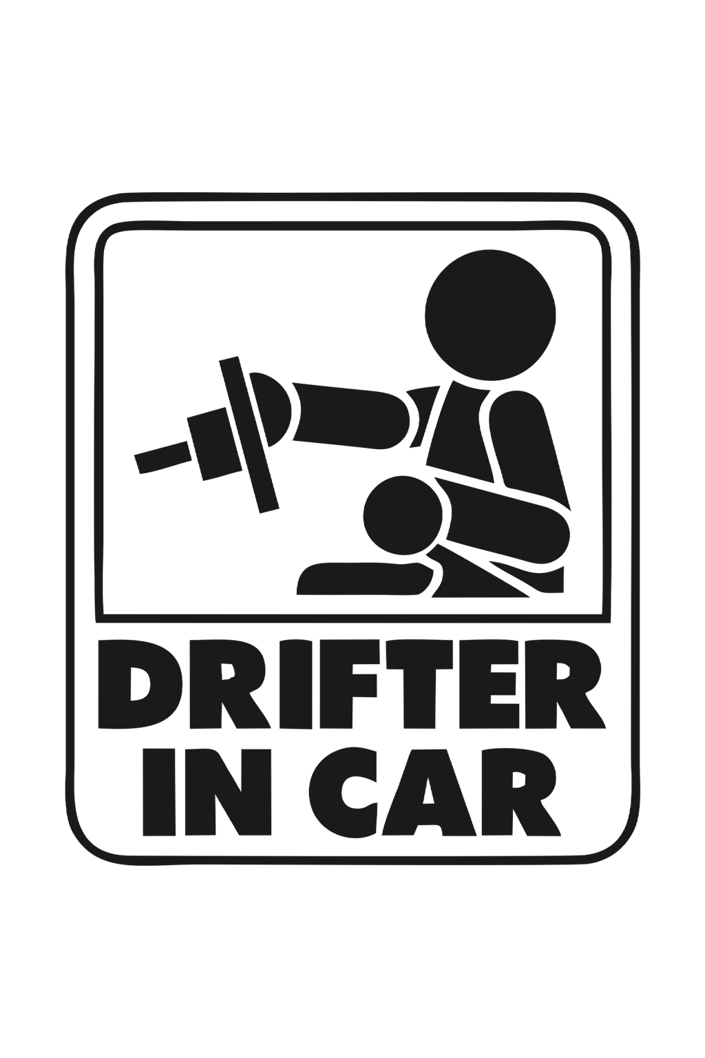 Driftçi Sticker