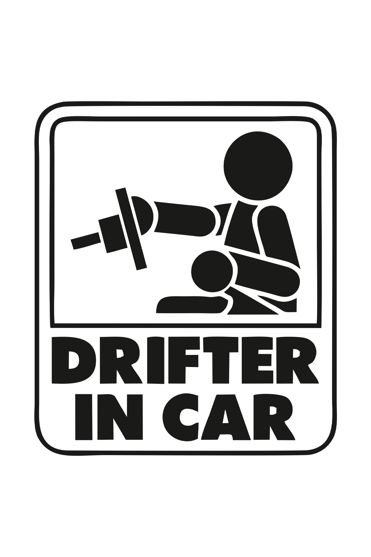 Driftçi Sticker
