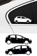 Fiat Punto Basık Oto Sticker Sağ Sol Takım
