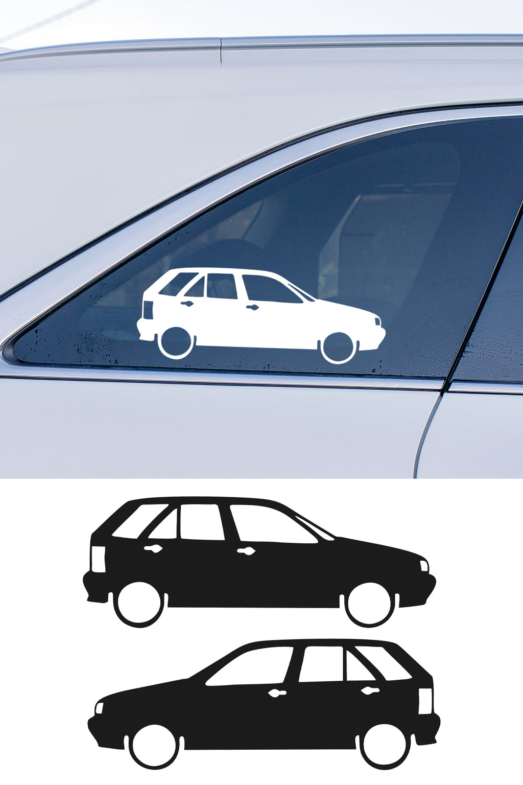 Fiat Tipo Basık Oto Sticker Sağ Sol Takım