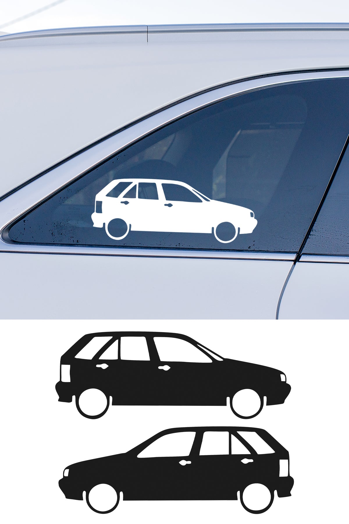 Fiat Tipo Basık Oto Sticker Sağ Sol Takım