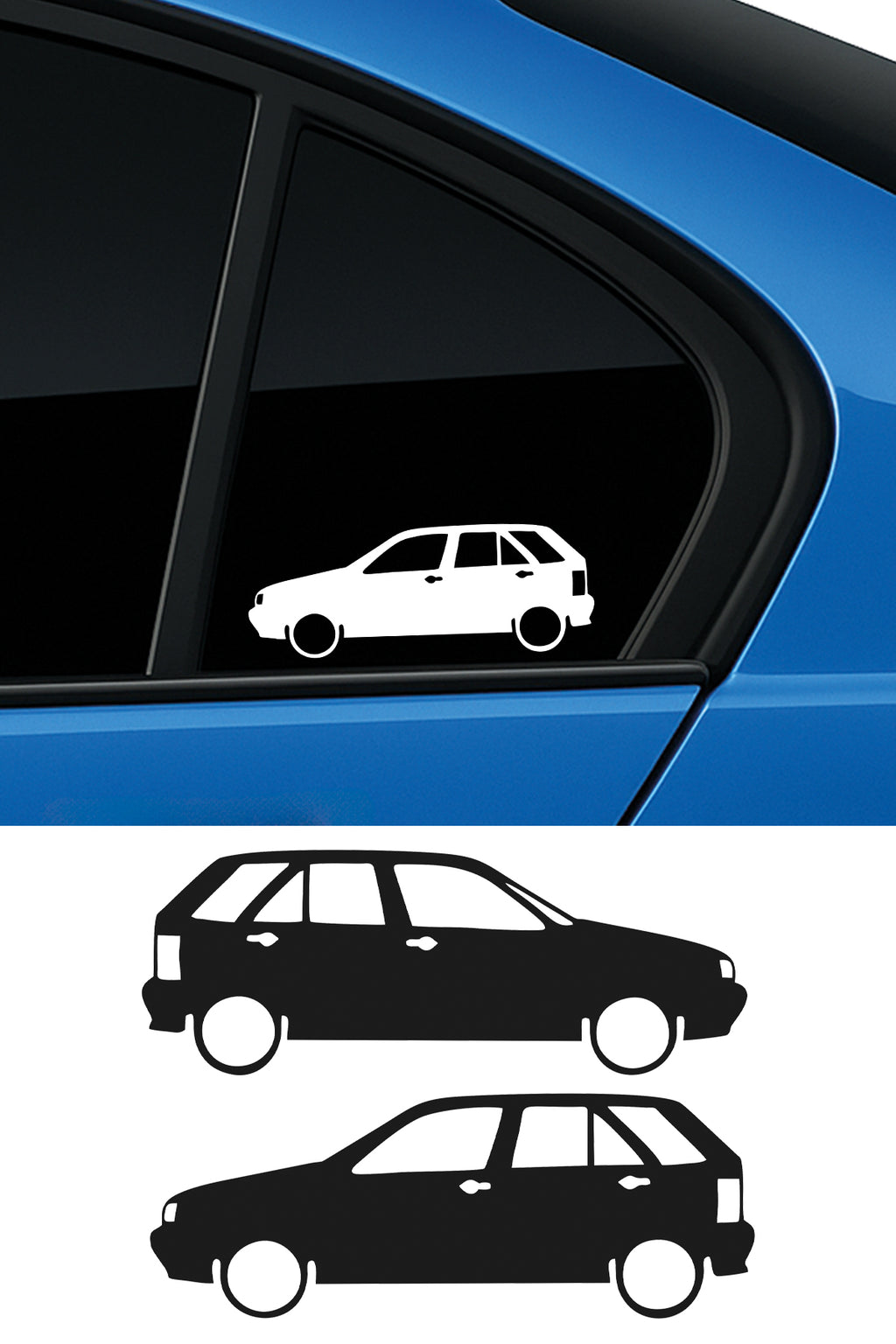 Fiat Tipo Basık Oto Sticker Sağ Sol Takım