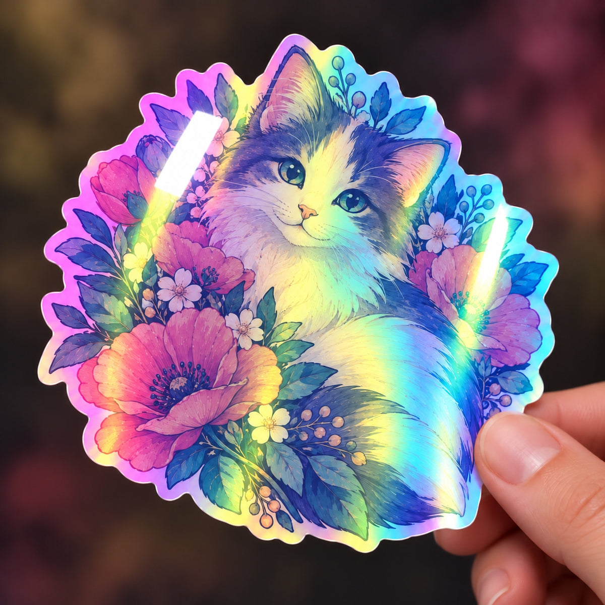 Kişiye Özel Holografik Sticker
