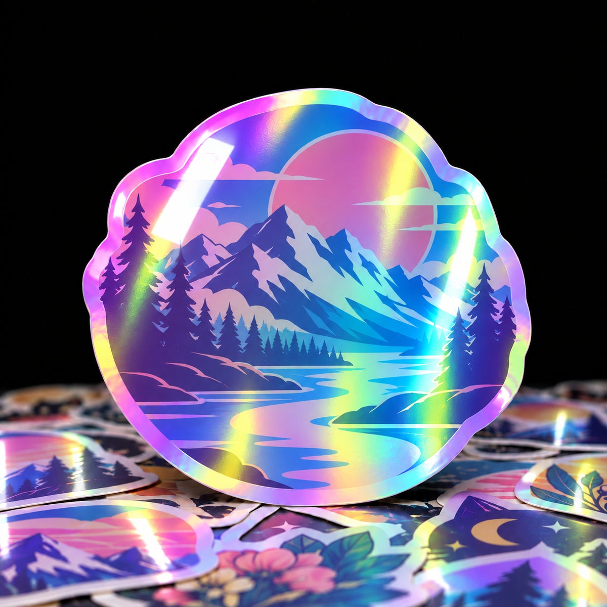 Kişiye Özel Holografik Sticker
