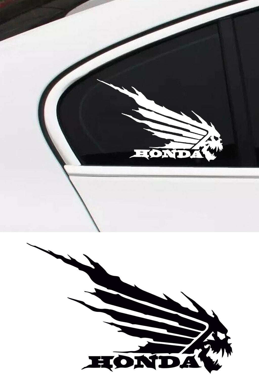 Honda Canavar Sticker Sağ