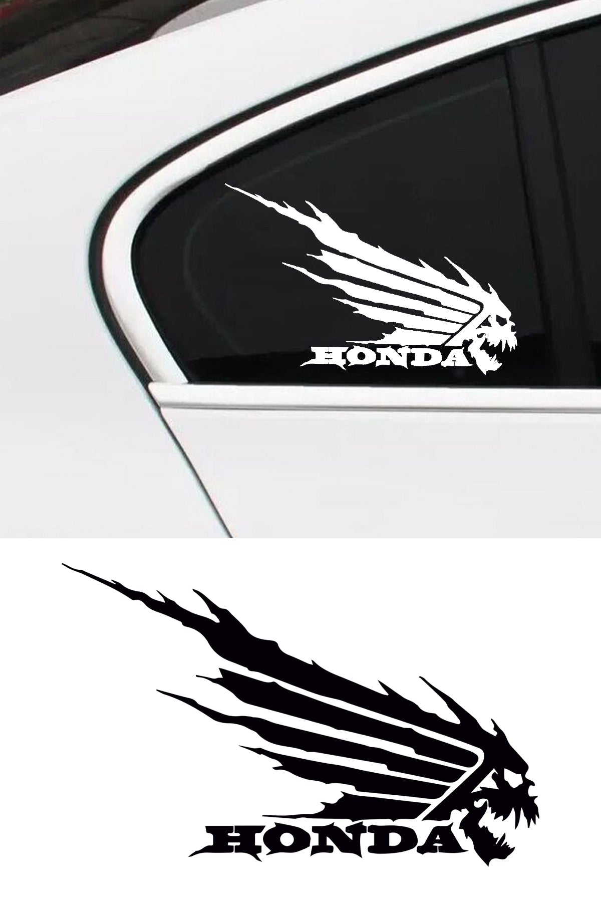 Honda Canavar Sticker Sağ