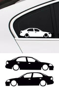 Honda Civic Mk6 Basık Oto Sticker Sağ Sol Takım